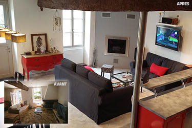Rénovation Salon-Séjour (Drôme)