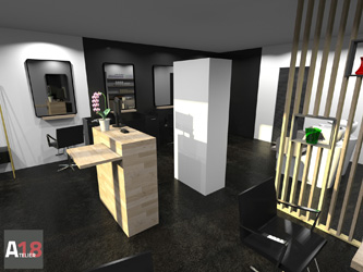 Modernisation d'un salon de coiffure - Hennebont